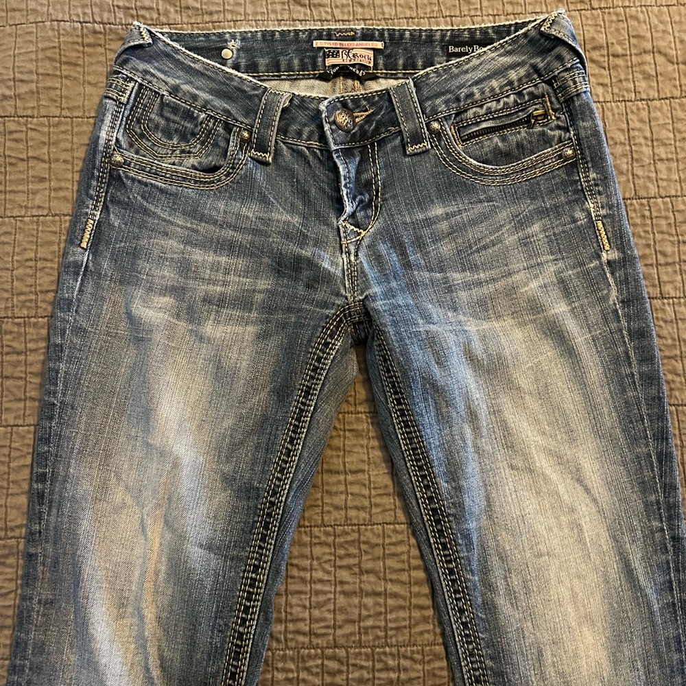 Express Rerock Barely Boot Jeans - image 3